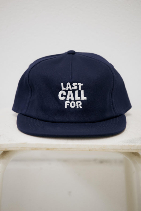 Casquette en coton "Last Call For" Navy