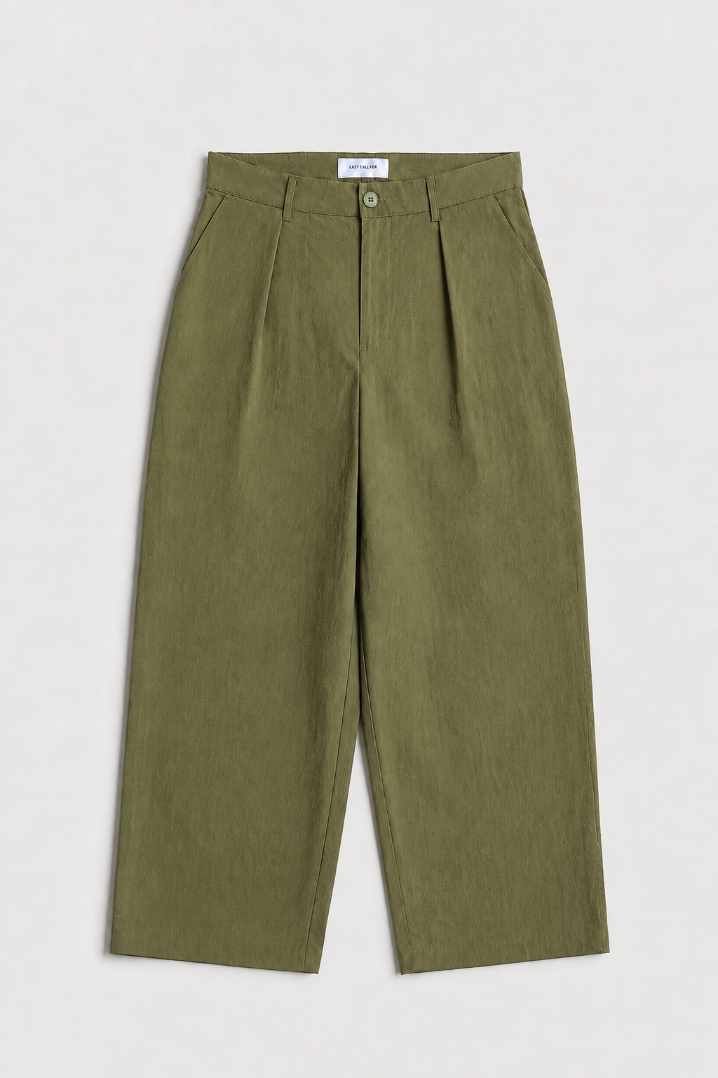 Pantalon Deiba Capulet Olive 550 Last Call For, coupe ample à double pince en Ottoman Tech — photo produit 01