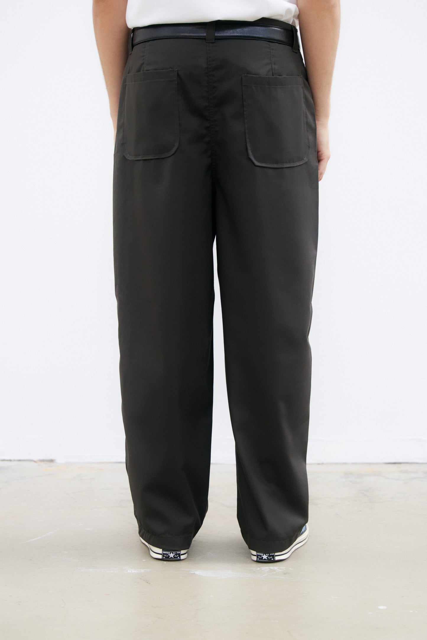 “Jakarta” pants in Calista Drill kombu green