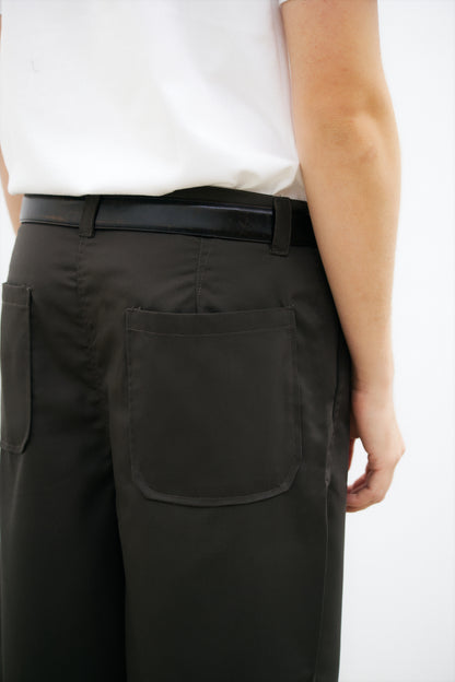 “Jakarta” pants in Calista Drill kombu green