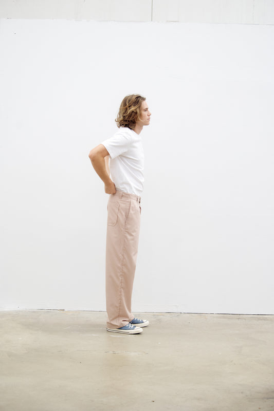 "Jakarta" pants in Calista Drill marzipan