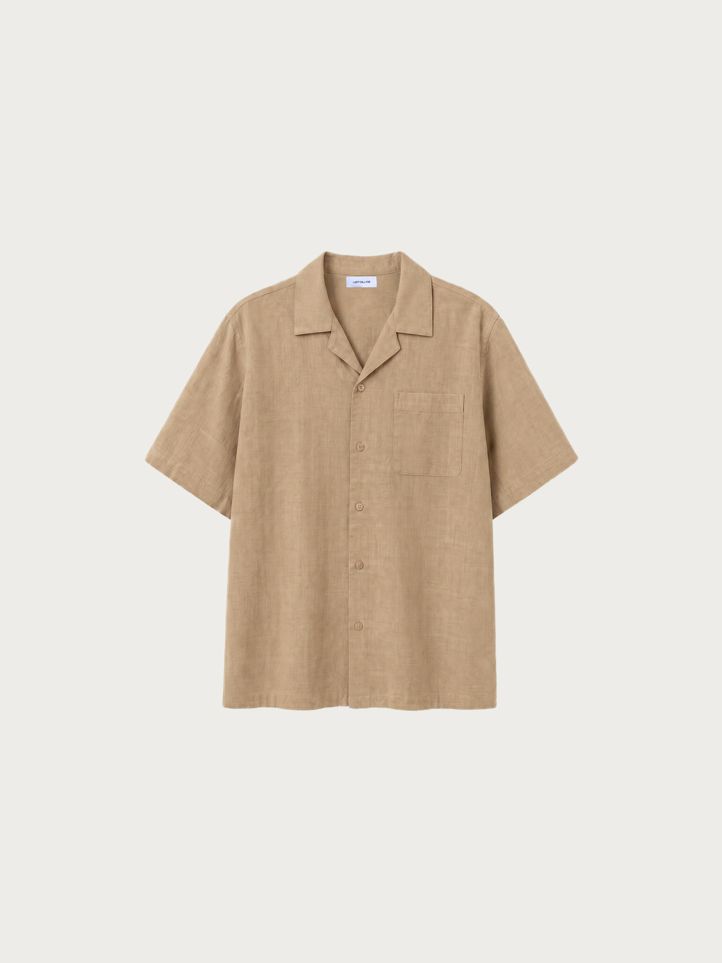 Almond "Canggu" Linen Shirt