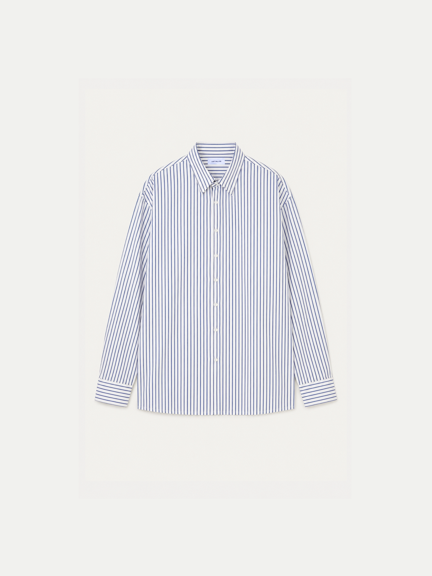 La chemise "Seseh" ML Stripe White & Blue