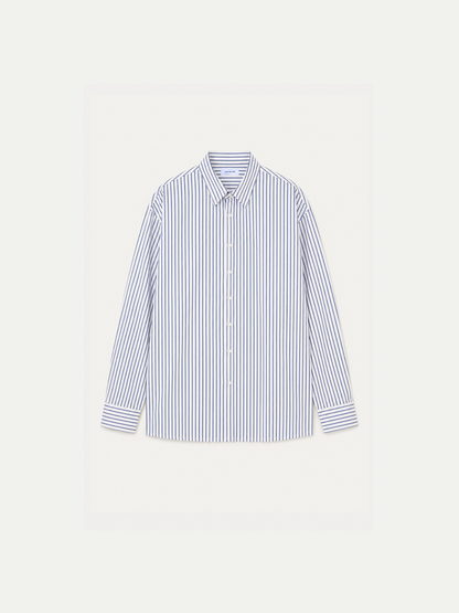 La chemise "Seseh" ML Stripe White & Blue
