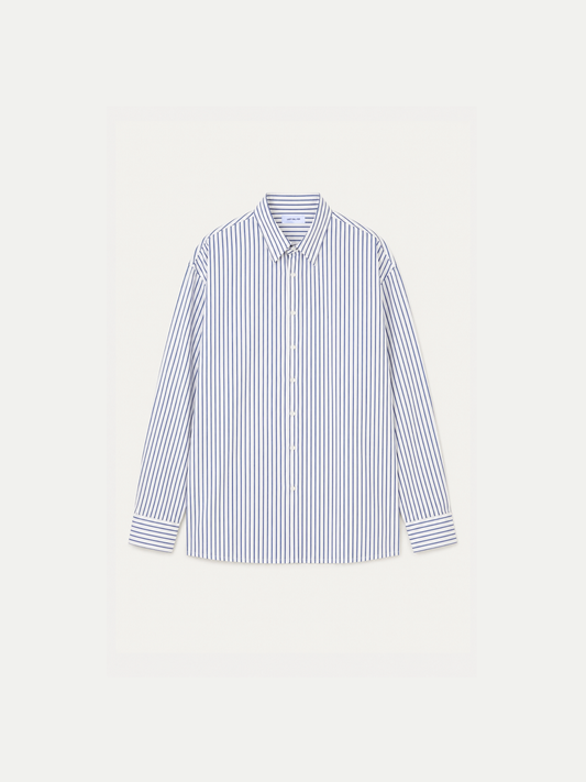 La chemise "Seseh" ML Stripe White & Blue