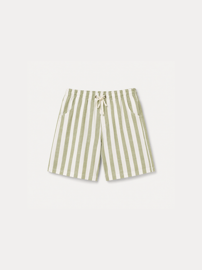 Le Short "Seseh" icon Stripe Matcha