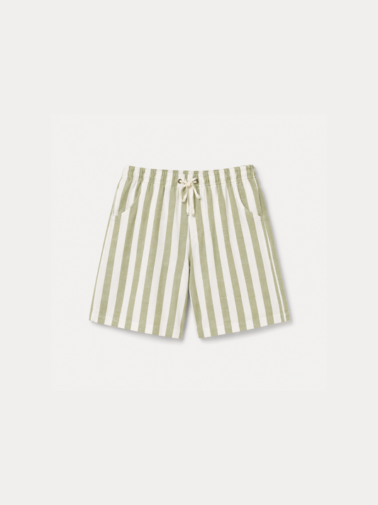 Le Short "Seseh" icon Stripe Matcha