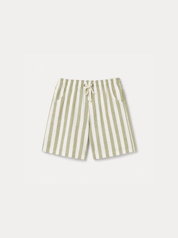 Le Short "Seseh" icon Stripe Matcha