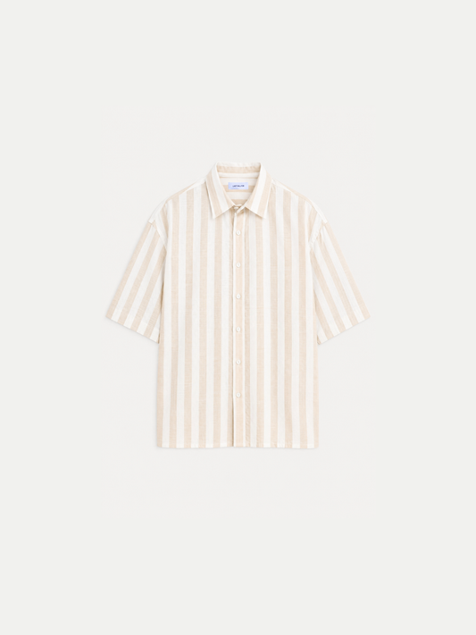 La chemise "Seseh" MC icon Stripe Late