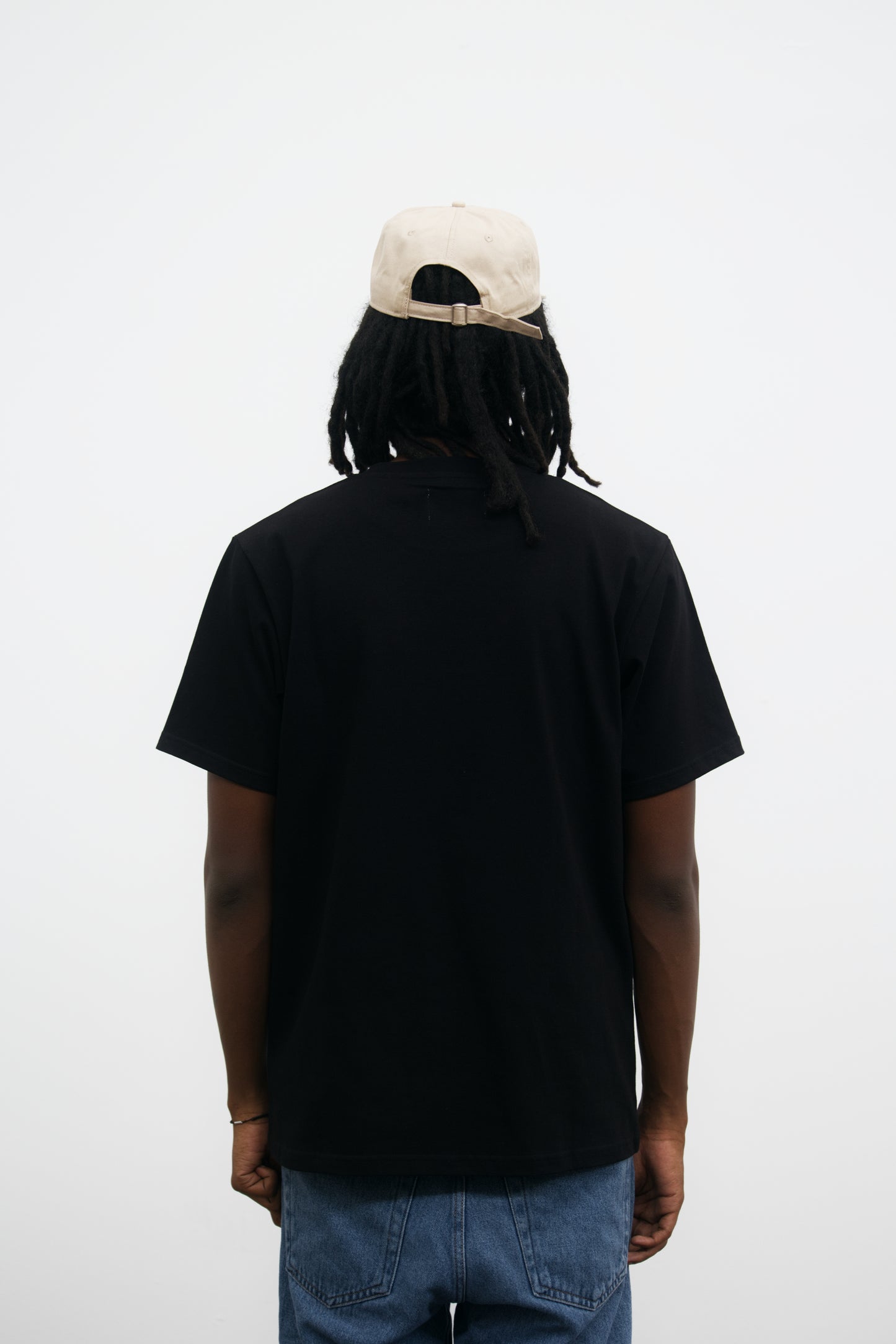 Cotton T-shirt "Last Call For" Black