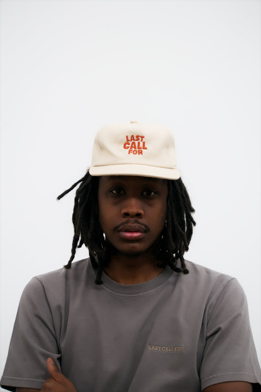 Cotton T-shirt "Last Call For" Cool Gray
