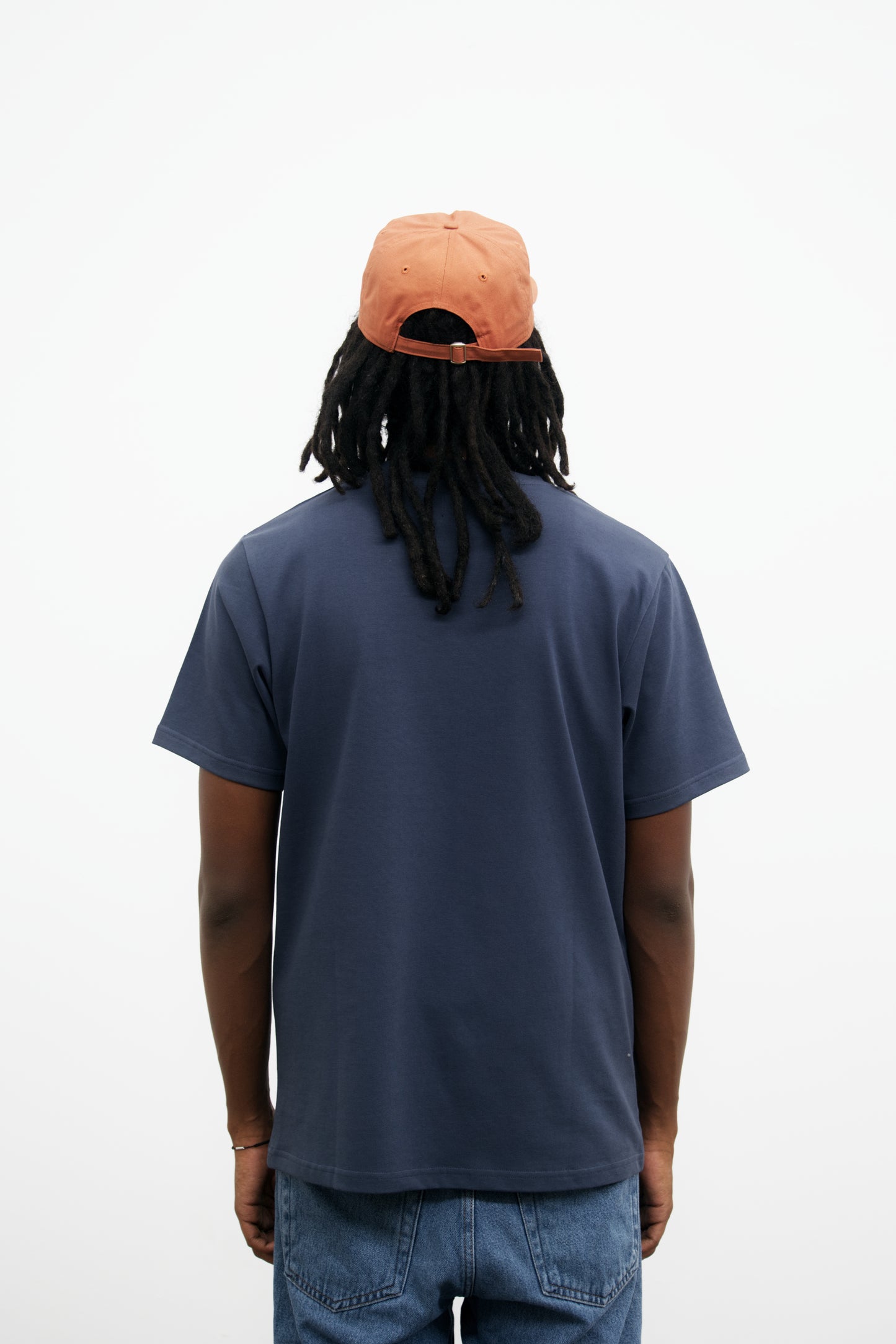 Cotton T-shirt "Last Call For" Navy