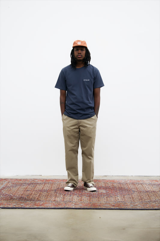 Cotton T-shirt "Last Call For" Navy