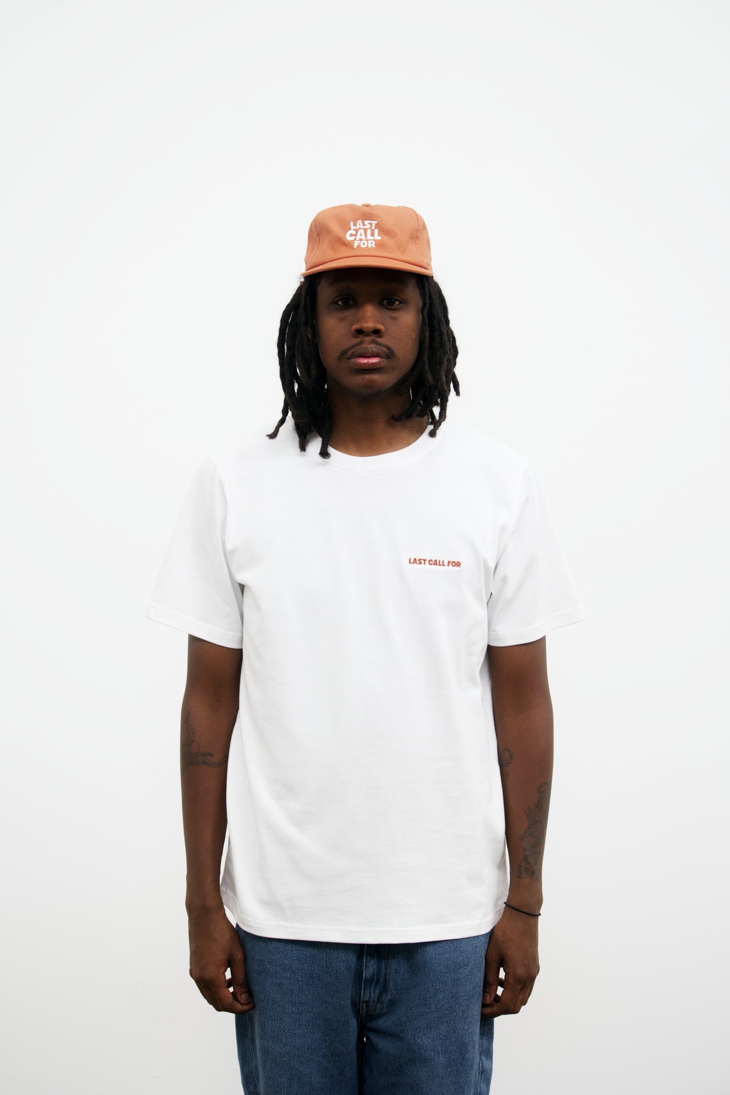 Le Tee-shirt en Coton "Last Call For" White