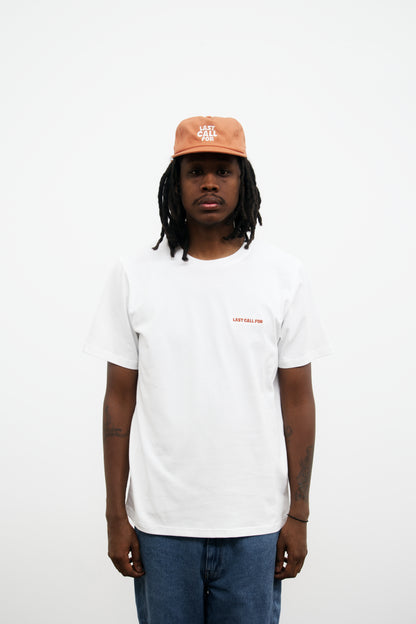 Le Tee-shirt en Coton "Last Call For" White