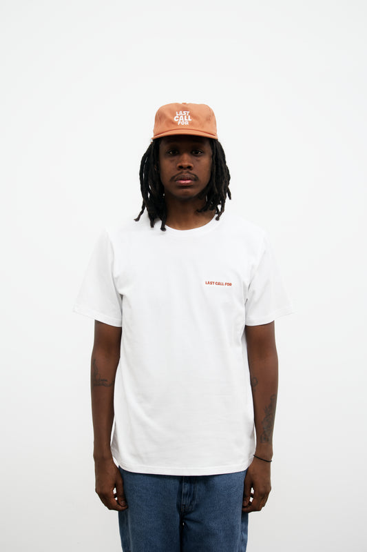 Le Tee-shirt en Coton "Last Call For" White