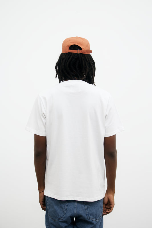 Le Tee-shirt en Coton "Last Call For" White