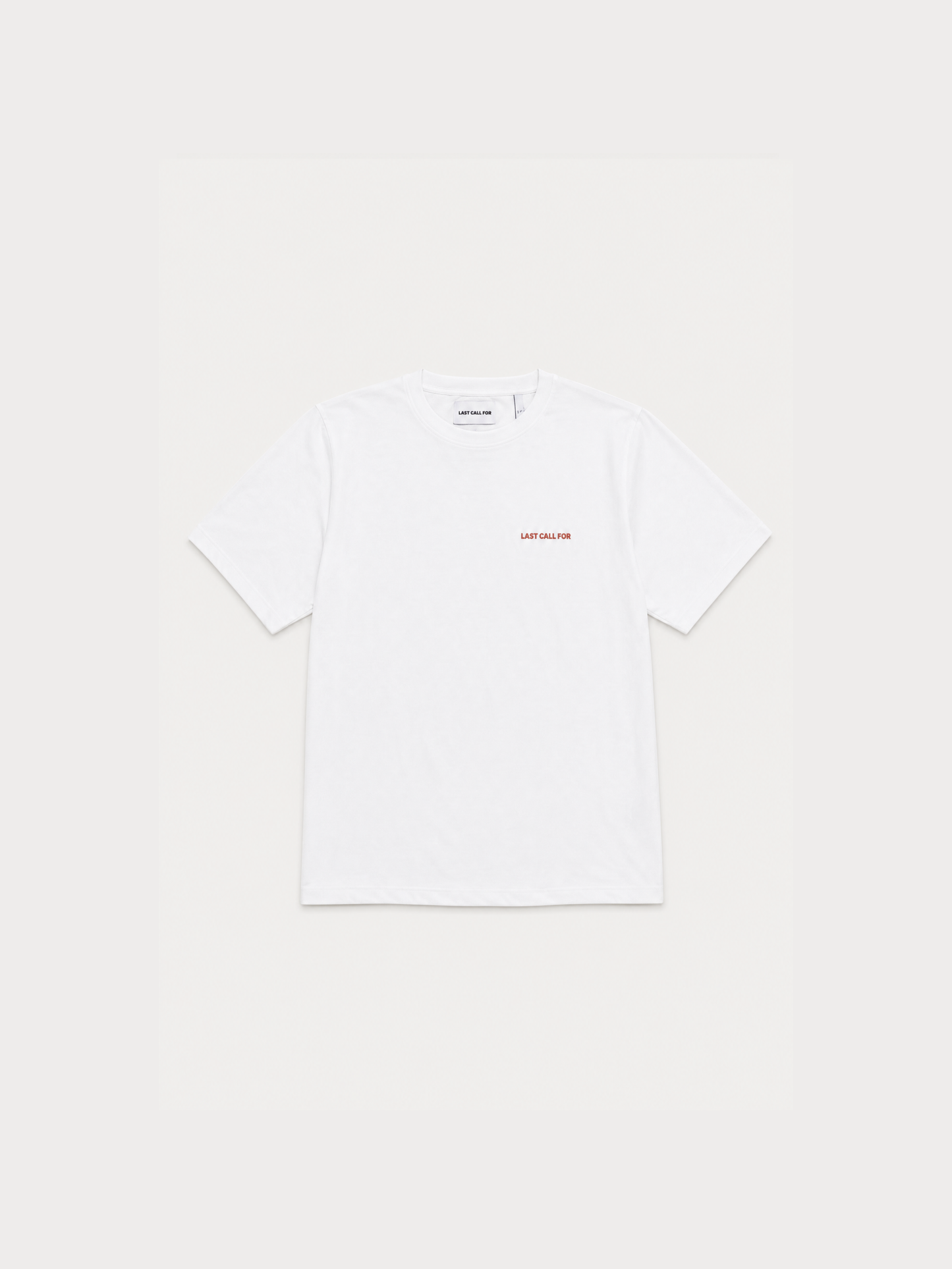 Le Tee-shirt en Coton "Last Call For" White