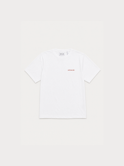 Le Tee-shirt en Coton "Last Call For" White
