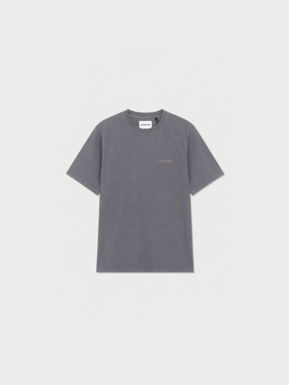 Cotton T-shirt "Last Call For" Cool Gray