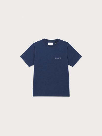 Cotton T-shirt "Last Call For" Navy