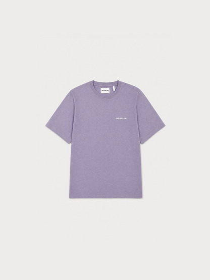 Tee-shirt en Coton "Last Call For" Lavender