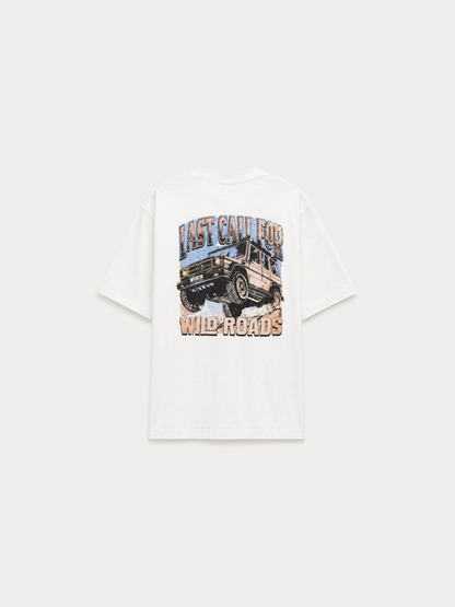 WILD ROADS T-SHIRT (WILROADS) (WHITE)