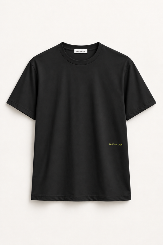 Tee-shirt Logo Box noir et Evening Primrose Last Call For — photo produit 01