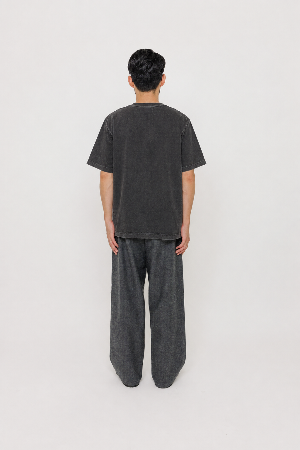 Tee-shirt Ganesh noir Last Call For, coton stone wash — photo produit 04