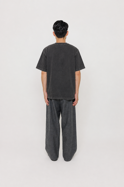 Tee-shirt Ganesh noir Last Call For, coton stone wash — photo produit 04