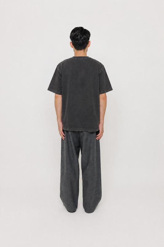 Tee-shirt Ganesh noir Last Call For, coton stone wash — photo produit 04