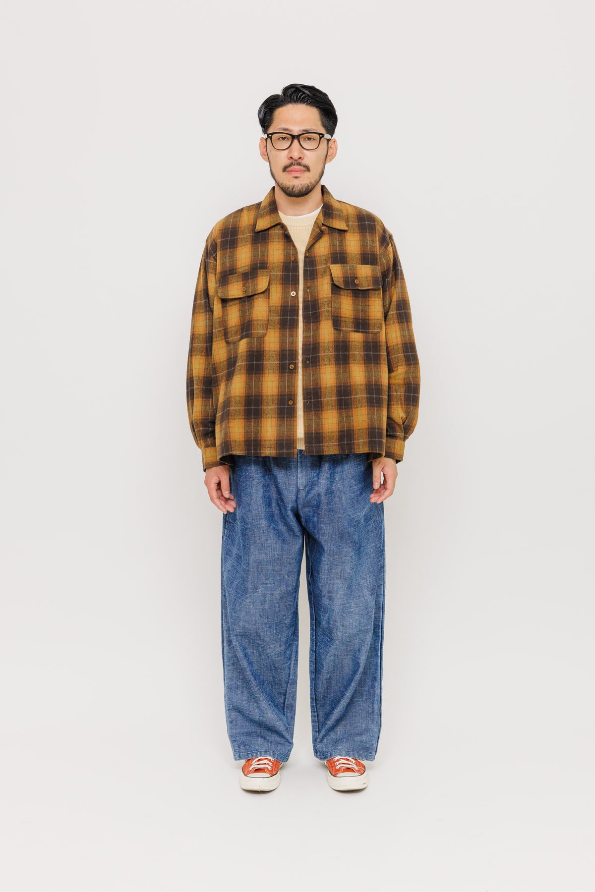 Chemise Nagano — Brown 600 par Last Call For — photo portée 06