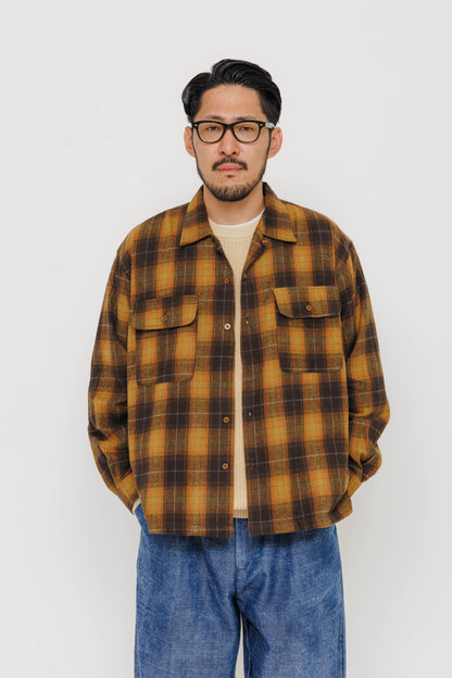 Chemise Nagano — Brown 600 par Last Call For — photo portée 08