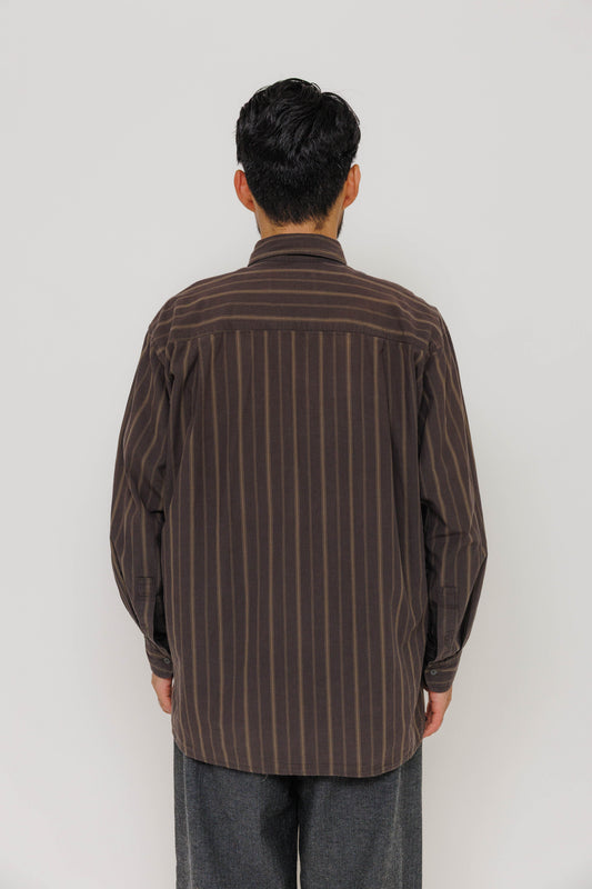 Chemise Surabaya — Black Stripe par Last Call For — photo portée 09