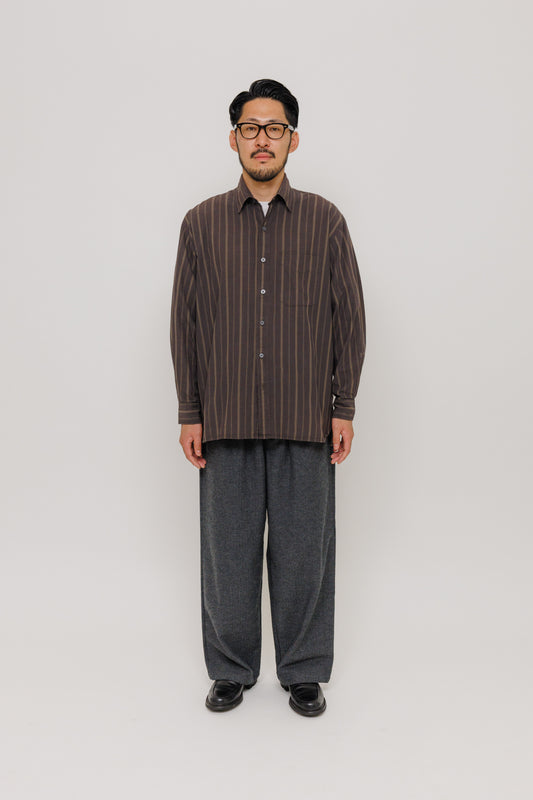Chemise Surabaya — Black Stripe par Last Call For — photo portée 10