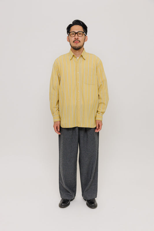 Chemise Surabaya — Yellow Stripe par Last Call For — photo portée 05