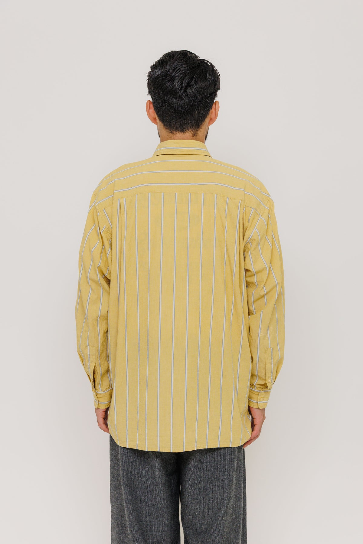 Chemise Surabaya — Yellow Stripe par Last Call For — photo portée 08