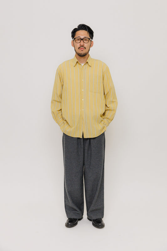 Chemise Surabaya — Yellow Stripe par Last Call For — photo portée 09