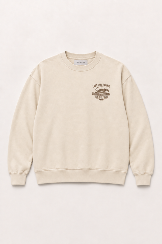 Crewneck Last Call Record — Hijau Army par Last Call For — packshot 01