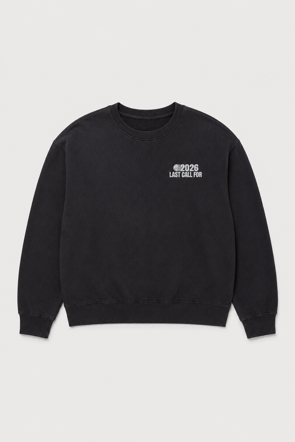 Crewneck Running Club Tokyo — Black par Last Call For — packshot 01