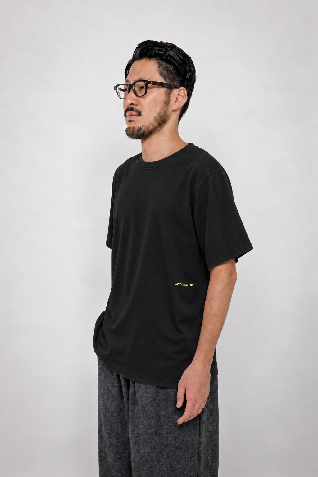 Tee-shirt Logo Box noir et Evening Primrose Last Call For — photo produit 03