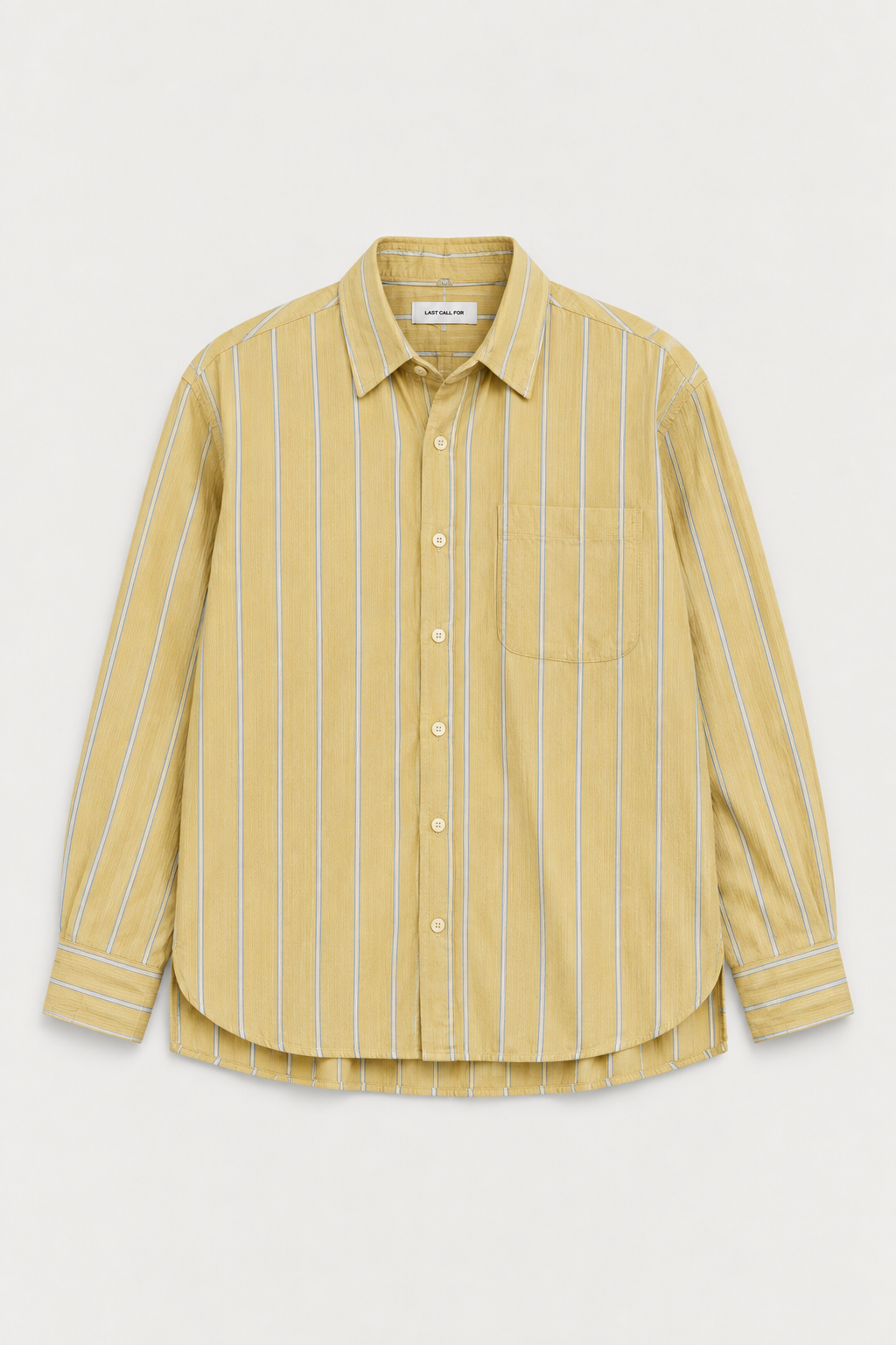[PRÉCOMMANDE] Chemise Surabaya — Yellow Stripe