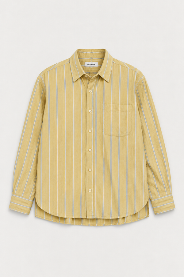 [PRÉCOMMANDE] Chemise Surabaya — Yellow Stripe