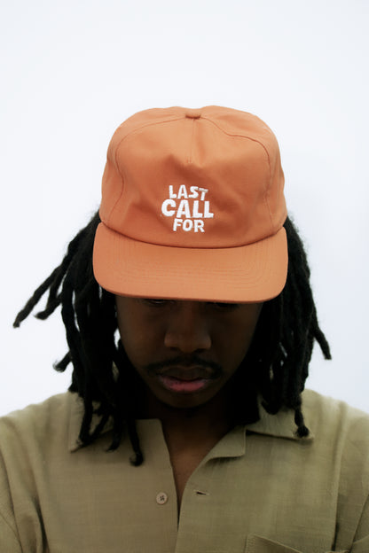 Terracotta "Last Call For" Cotton Cap