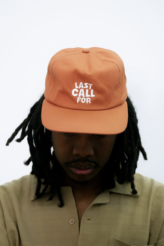 Terracotta "Last Call For" Cotton Cap