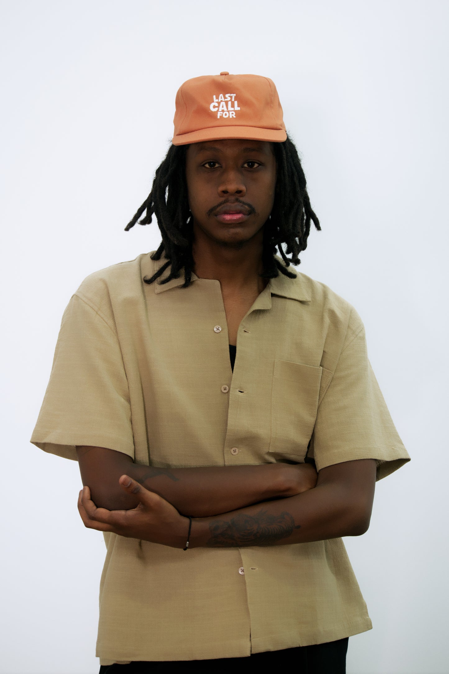 Terracotta "Last Call For" Cotton Cap