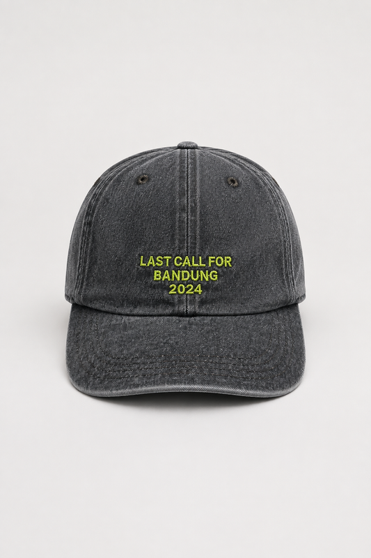 LOGO BANDUNG CAP BLACK / EVENING PRIMROSE 13-0651 TPG par Last Call For — packshot 01