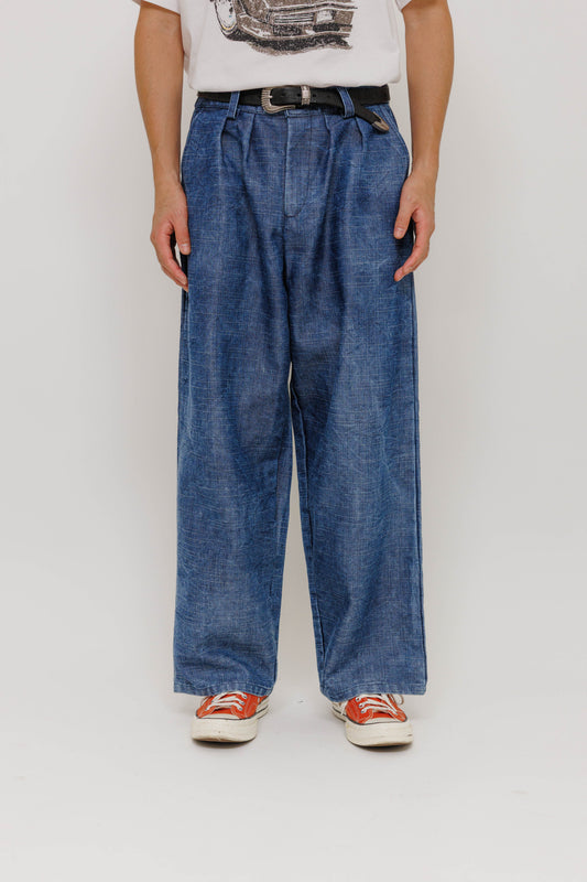 Pantalon Deiba — Denim par Last Call For — photo portée 02