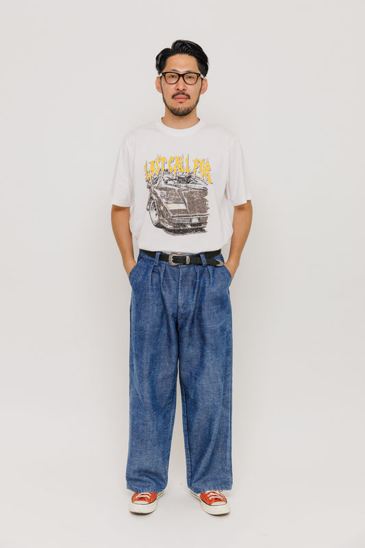 Pantalon Deiba — Denim par Last Call For — photo portée 07