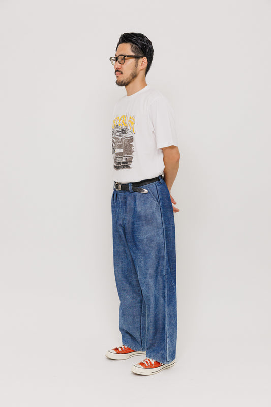 Pantalon Deiba — Denim par Last Call For — photo portée 08